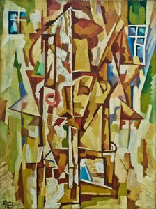 タバコの喫煙者 作： Amadeo de Souza Cardoso